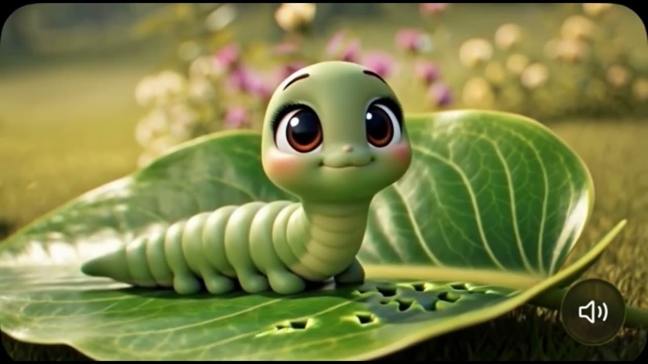 Little Worm’s Magical Journey | Cute Baby Cartoon Song 🐛