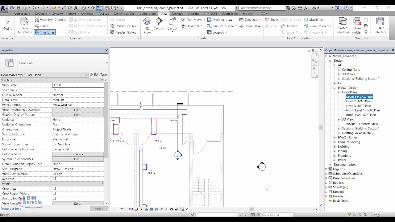 في البرنامج في ال project browser مبيظهرش الاتجاهات قصدي علي Elevations Building Elevation وكمان مبي