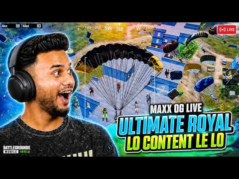BGMI LIVE 🔴 LO CONTENT LE LO #jonathangaming #lolzzzgaming #wmaxgaming #maxxoglive