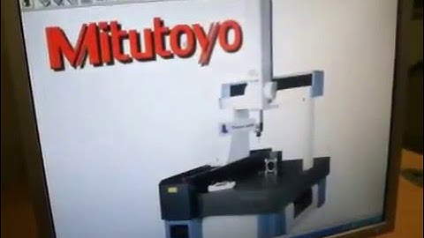 Mitutoyo CMM demo