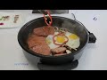 SKYTONE Electric Skillet and Frying Pan, 12 Inch Round Cooker with Nonstick Coating, 1500W Power, Ad