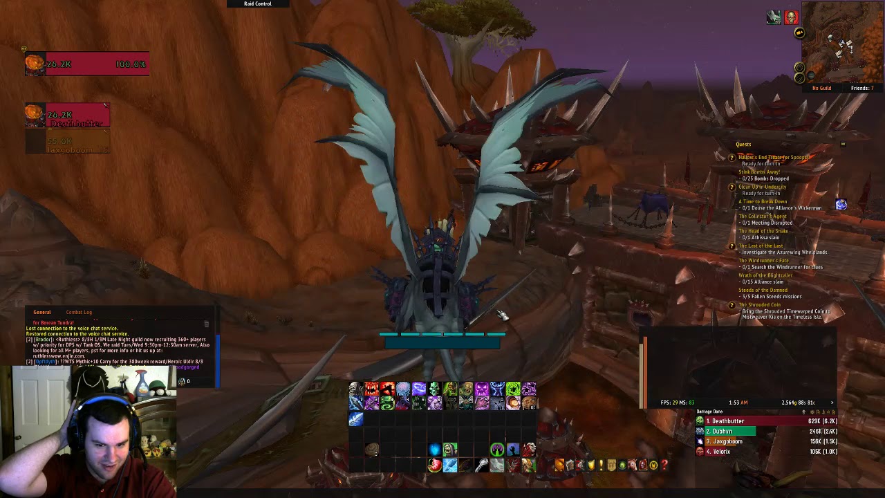 Butter Tongsly and Friends WoW BFA