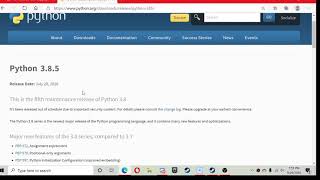 How to install Python 3.8.5 on windows 10