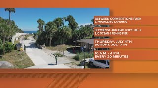 St. Johns County offering free shuttle service for Fourth of July weekend