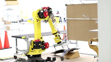 3D Vision Guidance Robotic Racking Stamped Part Application Demo