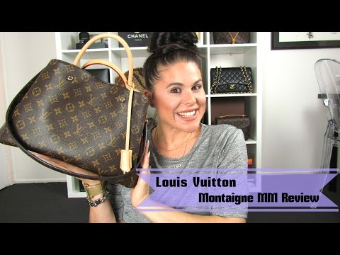 How I pack my Bag:Louis Vuitton Montaigne MM 