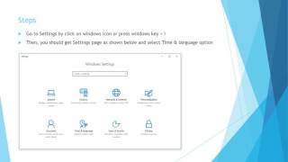 How to install Regional languages in Windows 10