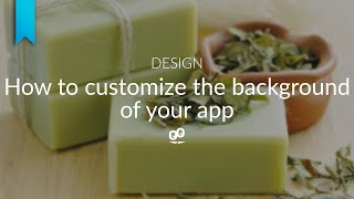 How to modify the background of your app | GoodBarber Classic Apps Tutorials screenshot 2