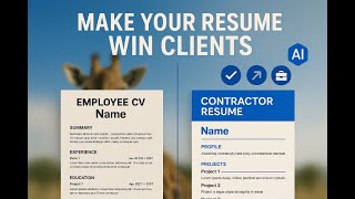 How Is A Contractor Resume Different From An Employee CV