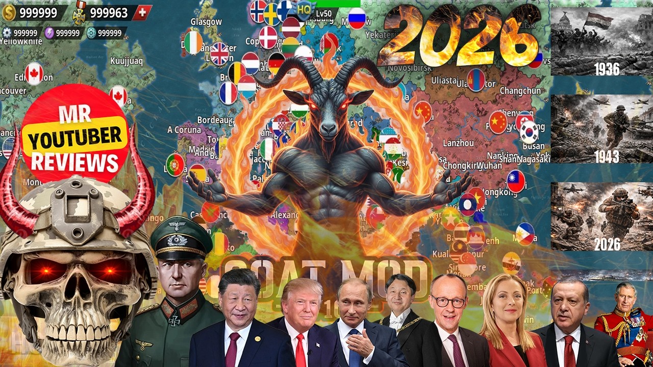 New Update | World Conqueror 4 | The GOAT Mod V10 | Unlimited Resources Current World | Mega Update