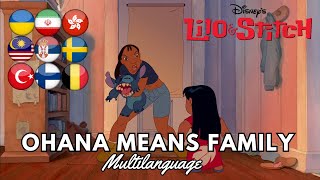Lilo & Stitch (2002) | Ohana Means Family! (One-line Multilanguage)