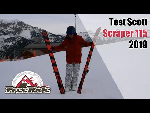 Test Skis Scott Scraper 115 2019 - YouTube
