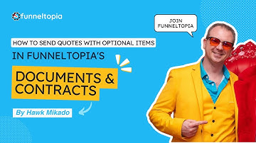 How to Send Quotes with Optional Items in Funneltopia