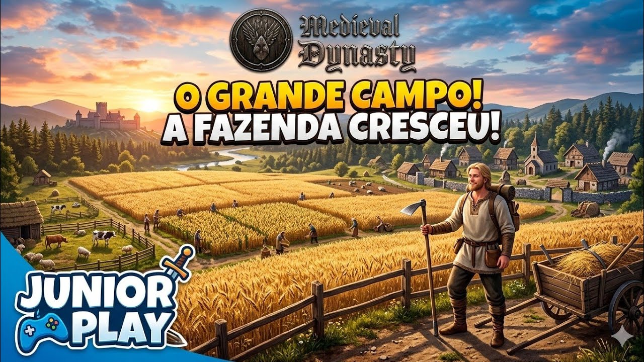 MEDIEVAL DYNASTY GAMEPLAY PT BR XBOX SÉRIES MAIS UM CAMPO GRANDE EP:116