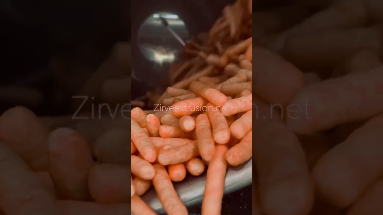 Puff chips production line with high capacity from the leading company Zirve Extrusion!..