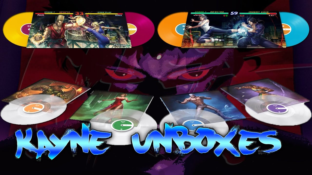 Kayne Unboxes: Tekken 1, 2 & 3 Limited Edition Deluxe Double Vinyls