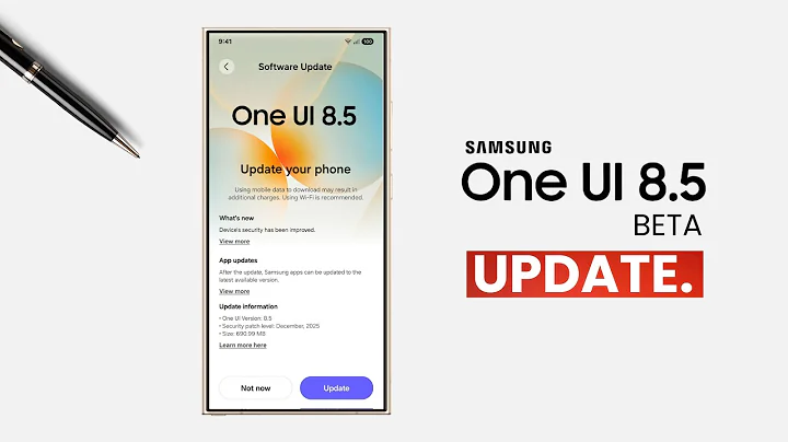 Samsung One UI 8.5 BETA UPDATE!