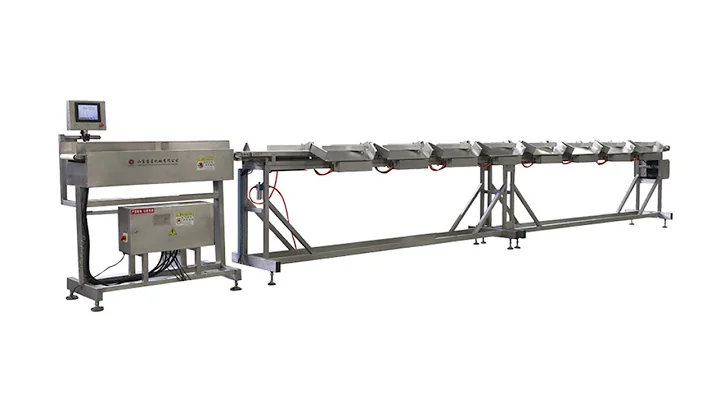 Food Grade  Automatic Weight Sorting Machine Checkweigher For Chicken Meat Seafood Fish Crabs