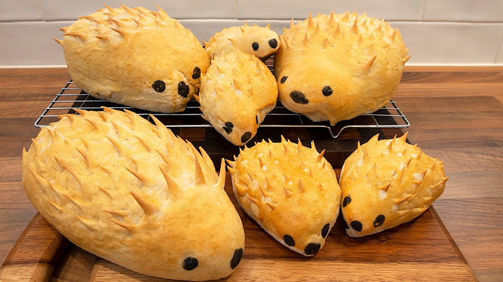 Hedgehog Bread. Delicious novelty bread