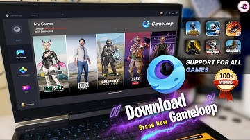Download Brand New Gameloop Official Android Emulator!🤩 Fully Optimized For Low-End PC & Laptop
