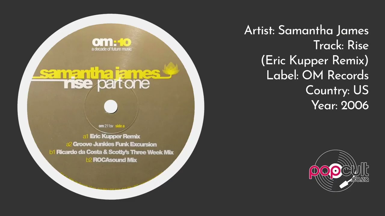 Samantha James - Rise (Eric Kupper Remix) - YouTube