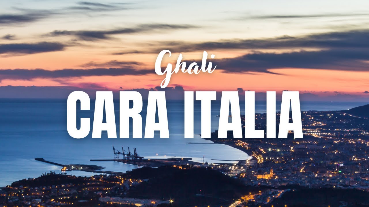 Ghali- CARA ITALIA (Testo) - YouTube