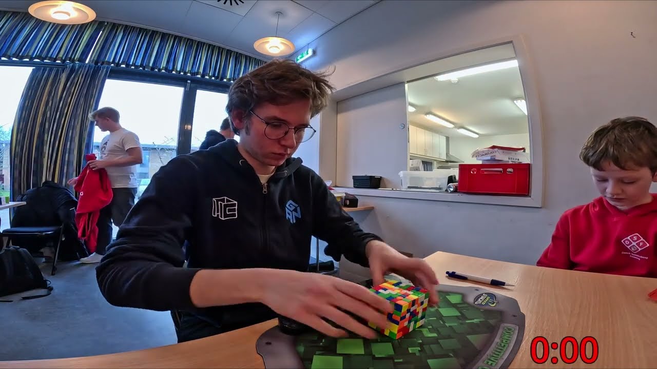 7x7 Rubik's Cube European Record: 