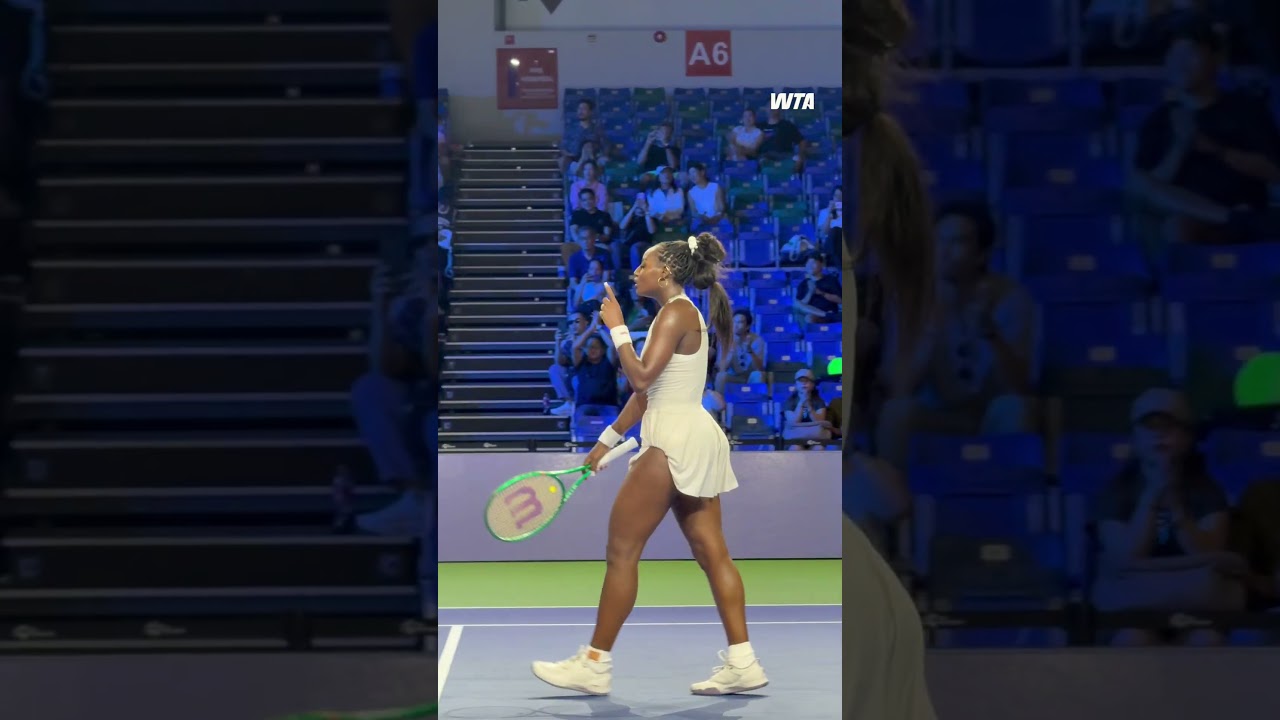 Sealed with an Ace 😤Alycia Parks defeats Yamaguchi in straight sets.#WTA #SgTennisOpen