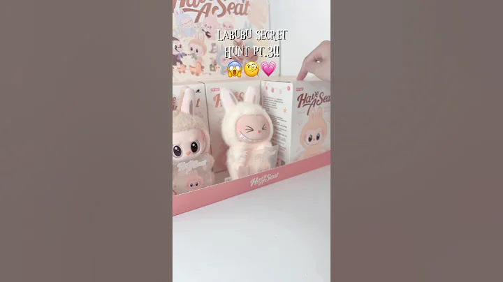 LABUBU SECRET HUNT PT.3 😱💗✨ #asmr #cute #popmart #blindbox #asmrunboxing #labubu #unboxing #fun