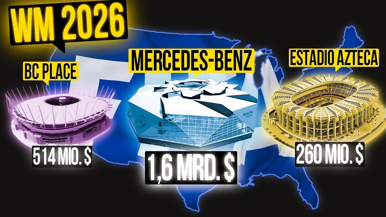 WM 2026: Diese 5 Stadien sprengen alle Dimensionen