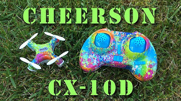Cheerson CX-10D Nano Altitude hold drone! Unboxing and flight tease