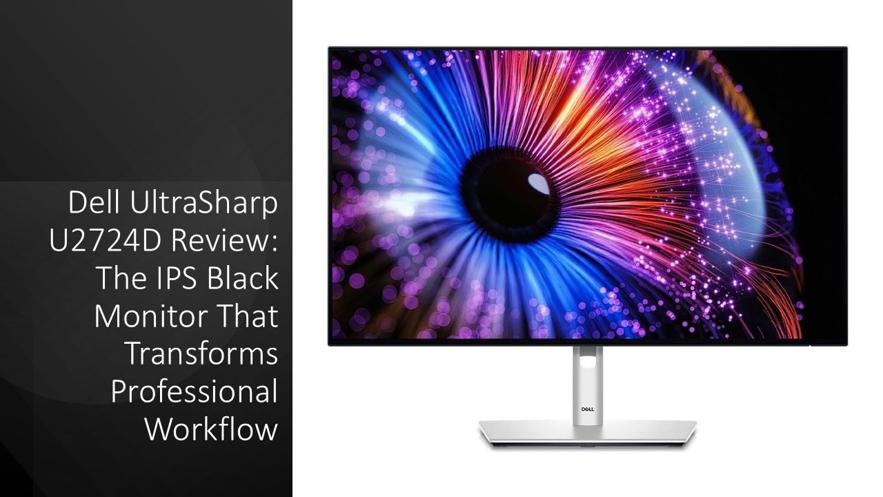 Dell UltraSharp U2724D Review: The IPS Black Monitor That