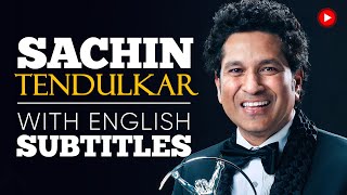 ENGLISH SPEECH | SACHIN TENDULKAR: Be the Best (English Subtitles)