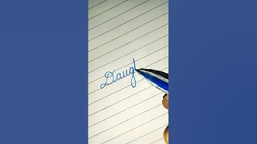 daughter in cursive writing #goodhandwriting #shorts #diy #cursive