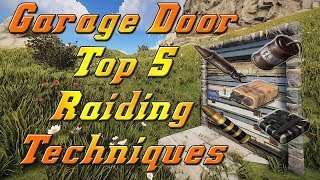 Rust Console How To Raid A Garage Door Explosive Ammo & Satchel Charge Top 5 Raiding Techniques 2021