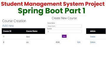 Student Management System Project in Spring Boot Part 1