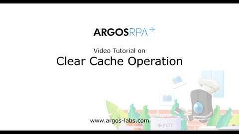 Clear Cache - Operation