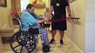 Our Personal Trainer Works with Residents at A Paradise for Parents