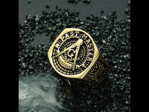 Past Master Masonic Ring