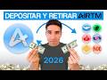 Como DEPOSITAR/RETIRAR dinero de AIRTM 2026 💵💶💷