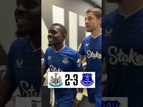 Tunnel cam as Everton win at Newcastle! #premierleague #football #efc #nufc