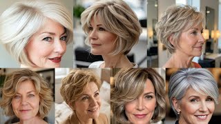 Best Low Maintenance Shoet Haircut Ideas for Women Over 50 | Easy & Stylish Looks