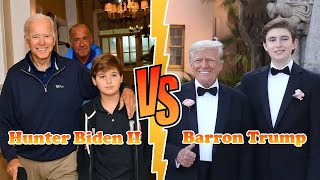 Barron Trump (Donald Trump's Son) Vs Hunter Biden II (Joe Biden's Grandson) Transformation ★ 2023