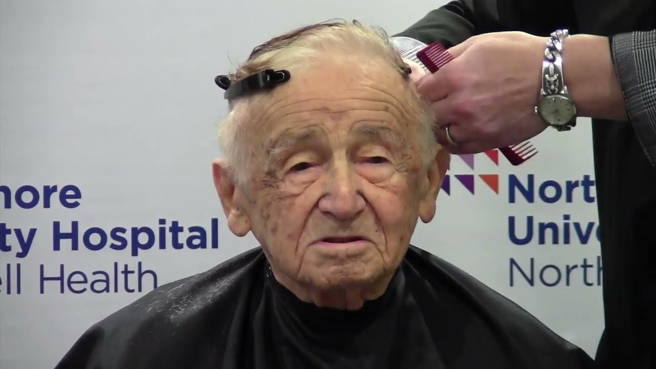 100-Year-Old Heart Surgery Patient Returns to North Shore for Free Haircut
