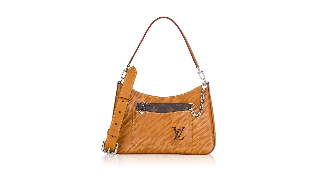 Louis Vuitton Marelle Epi Gold Miel Leather Monogram Classic Bag