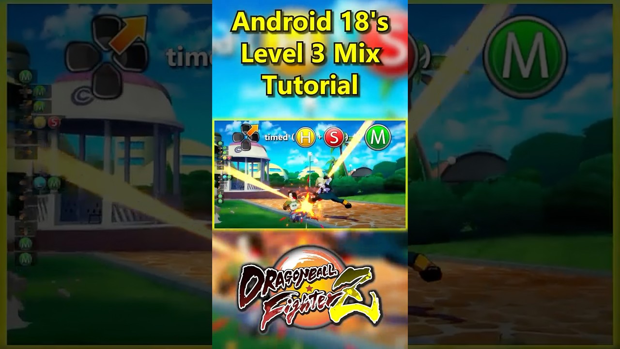 How to do Android 18's Level 3 50/50 Mixup in DBFZ - YouTube