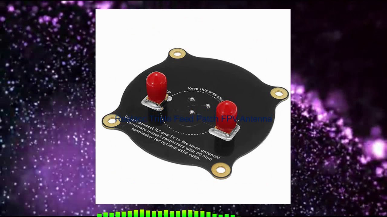 Realacc Triple Feed Patch FPV Antenna