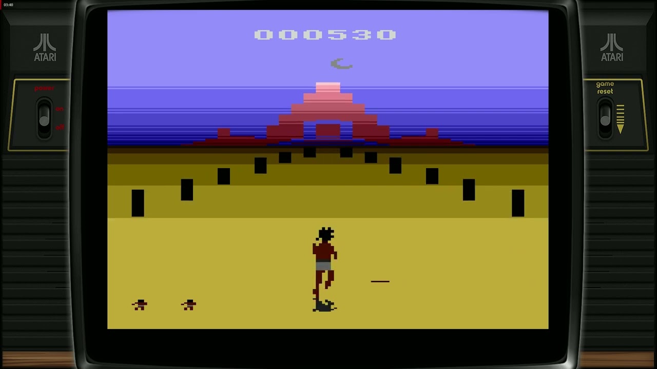A-VCS-tec Challenge (Atari 2600) Gameplay – Aztec Adventure on the VCS!