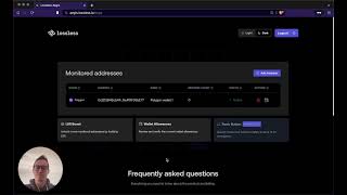 Aegis dApp Tutorial - How to monitor wallets