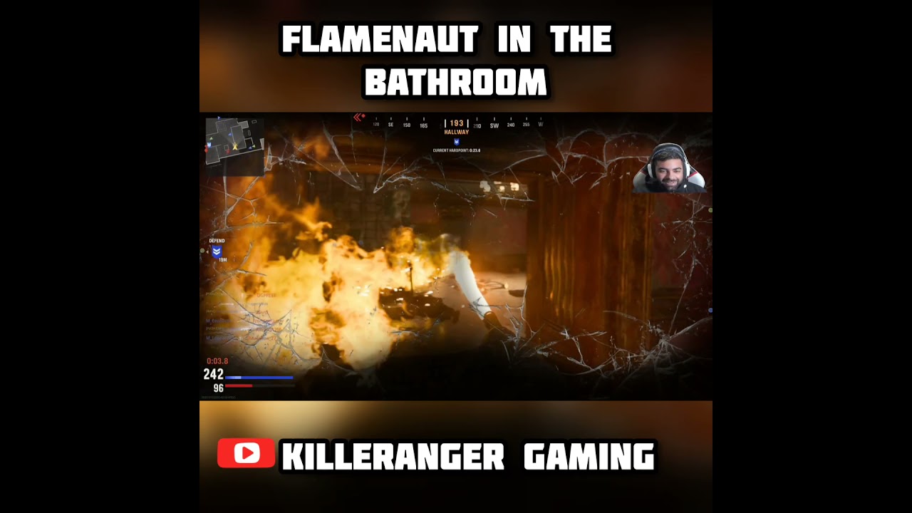 Funny Vanguard Flamenaut Bathroom Stall Kill 